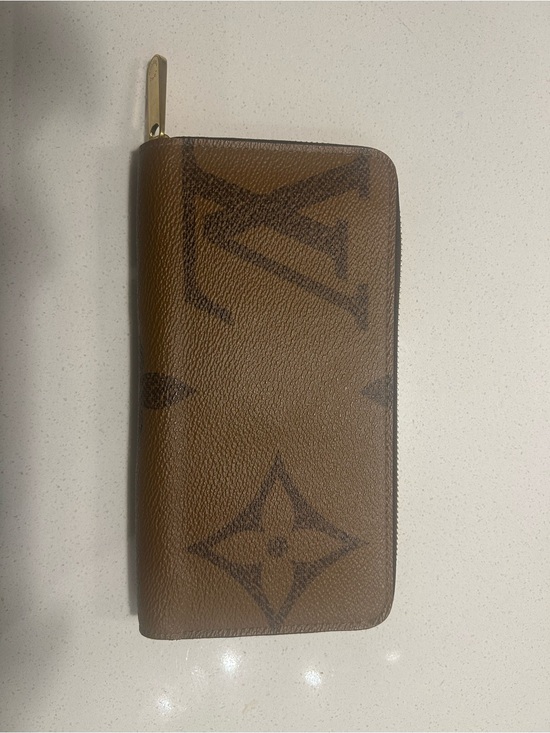 Louis Vuitton Handbags - Louis Vuitton Brown Monogram Zip-Around Wallet with Gold Pull